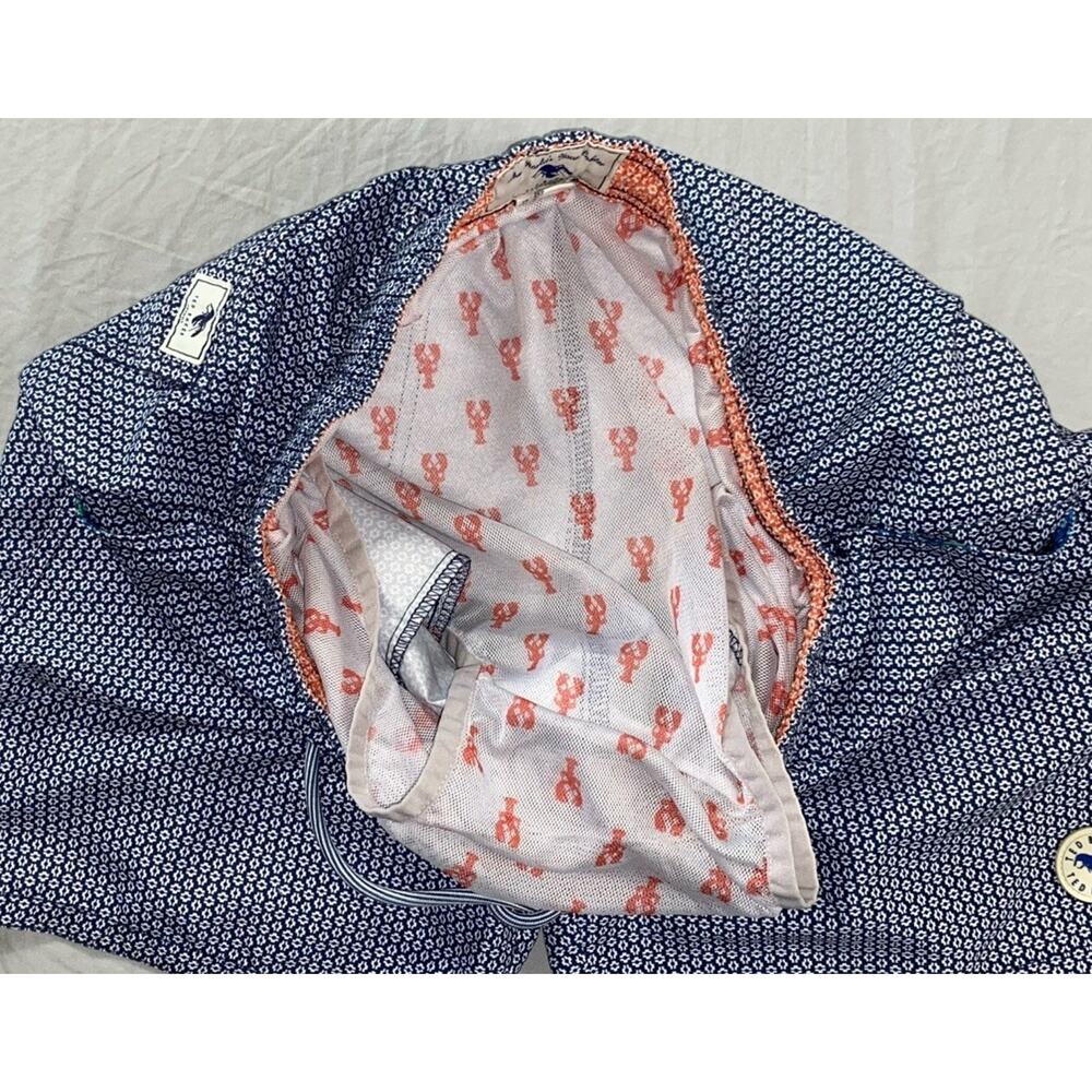 Ted Baker Mesh Lined Elastic Waist Swim Shorts w/ Pockets. Men's 2, EUC!! - Picture 3 of 5